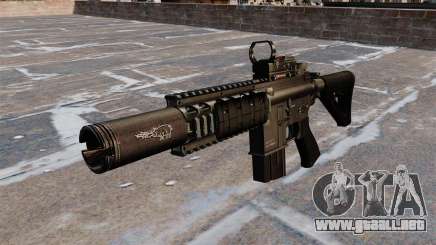 Automático carabina M4A1 SEAL de la Marina para GTA 4