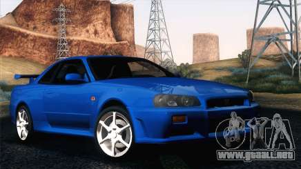 Nissan Skyline GT-R R34 V-Spec para GTA San Andreas