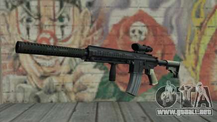 M416 with ACOG sight and silenced para GTA San Andreas