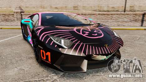 Lamborghini Aventador LP700-4 2012 [EPM] Miku para GTA 4