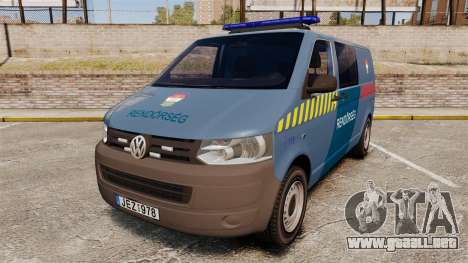 Volkswagen Transporter T5 Hungarian Police [ELS] para GTA 4