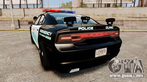 Dodge Charger 2011 Liberty Clinic Police [ELS] para GTA 4