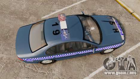 Ford Falcon XR8 Police Western Australia [ELS] para GTA 4