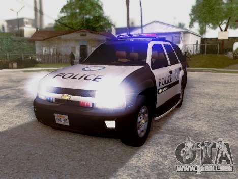 Chevrolet TrailBlazer Police para GTA San Andreas