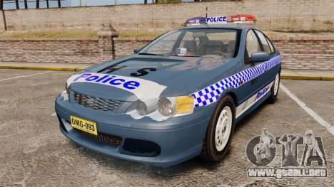 Ford Falcon XR8 Police Western Australia [ELS] para GTA 4