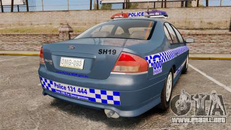 Ford Falcon XR8 Police Western Australia [ELS] para GTA 4