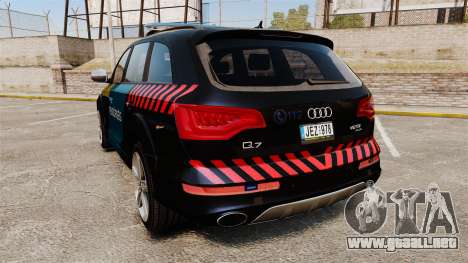 Audi Q7 Hungarian Police [ELS] para GTA 4
