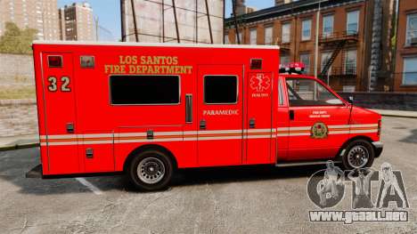 Brute LSFD Paramedic para GTA 4