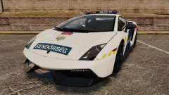 Lamborghini Gallardo Hungarian Police [ELS] para GTA 4