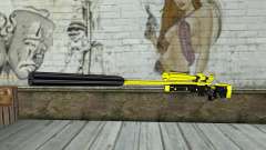 Yellow Sniper Rifle para GTA San Andreas