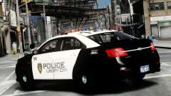 Ford Police Interceptor LCPD 2013 [ELS] para GTA 4
