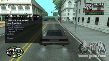 Weather Menu para GTA San Andreas