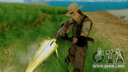 Resident Evil Apocalypse S.T.A.R.S. Sniper Skin para GTA San Andreas