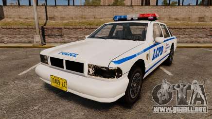 GTA SA Police Cruiser LCPD [ELS] para GTA 4