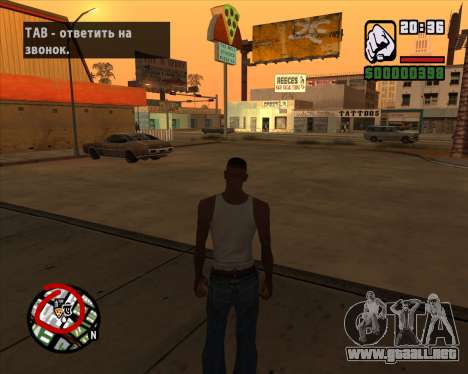 Iconos de radar de la versión móvil del juego para GTA San Andreas