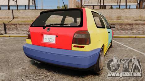 Volkswagen Golf MK3 Harlequin para GTA 4