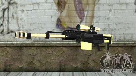 Golden Sniper Rifle para GTA San Andreas