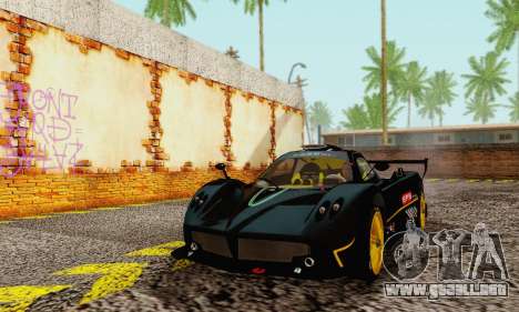 Pagani Zonda Type R Black para GTA San Andreas