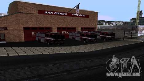 Updated San Fierro Fire Dept para GTA San Andreas