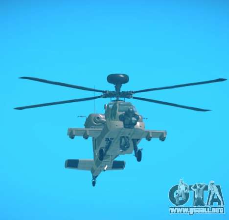 AH-64 Longbow Apache para GTA San Andreas