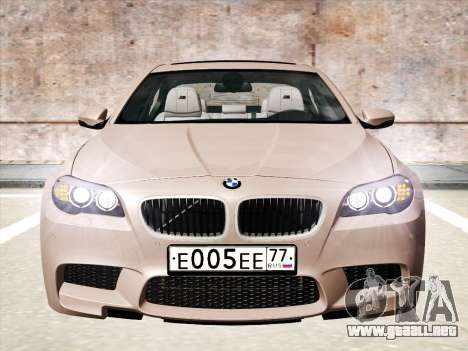BMW M5 F10 2012 para GTA San Andreas