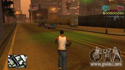 C-HUD New Liberia para GTA San Andreas