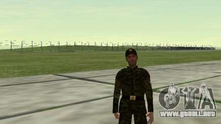 Combatiente del Ejército ruso v 2.0 para GTA San Andreas