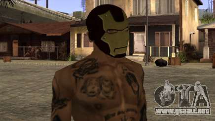 La máscara de Hierro el Hombre de CJ para GTA San Andreas
