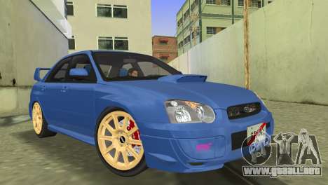 Subaru Impreza WRX STI 2005 para GTA Vice City