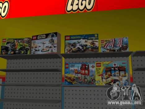 La tienda de LEGO para GTA San Andreas