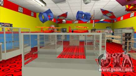 La tienda de LEGO para GTA San Andreas