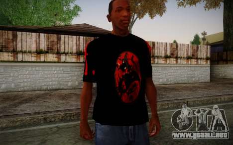Uchiha Itachi T-Shirt para GTA San Andreas