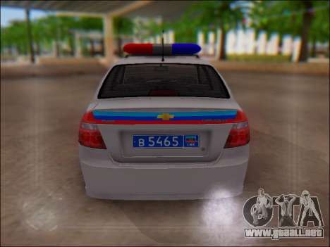 Chevrolet Aveo Policía LNR para GTA San Andreas