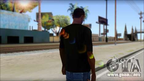 SkullTie T-Shirt para GTA San Andreas