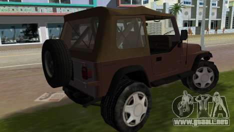 Jeep Wrangler para GTA Vice City