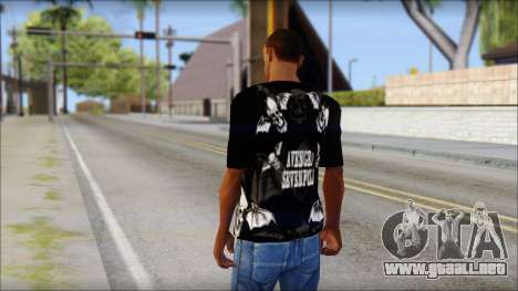 A7X Deathbats Fan T-Shirt Black para GTA San Andreas