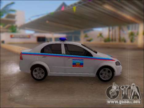 Chevrolet Aveo Policía LNR para GTA San Andreas