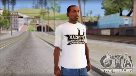 Macbeth T-Shirt para GTA San Andreas