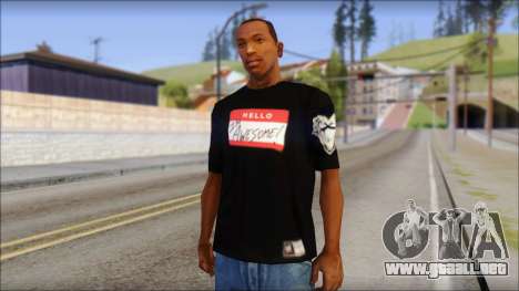 I am Awesome T-Shirt para GTA San Andreas