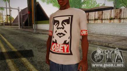 Obey Shirt para GTA San Andreas