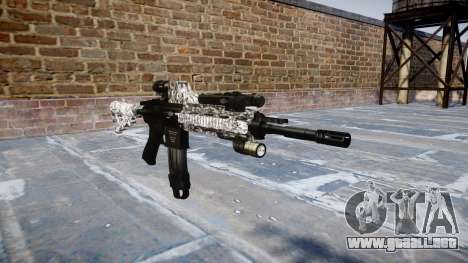 Automatic rifle Colt M4A1 diamante para GTA 4