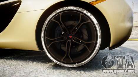 McLaren 650S Spider 2014 [EPM] Yokohama ADVAN v3 para GTA 4