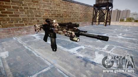 Automatic rifle Colt M4A1 zombies para GTA 4