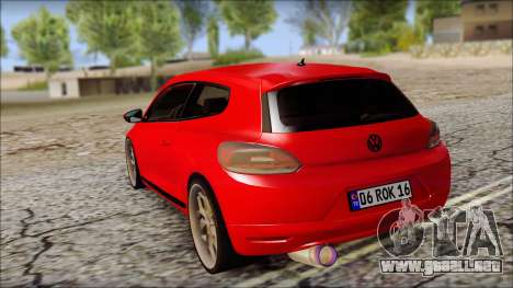 Volkswagen Scirocco Soft Tuning para GTA San Andreas