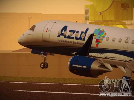 Embraer E190 Azul Brazilian Airlines para GTA San Andreas