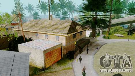 Texturas nuevas casas en la calle grove para GTA San Andreas