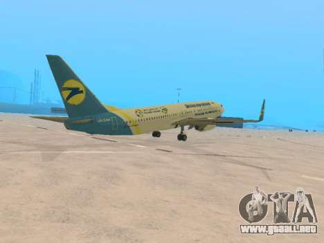 Boeing 737-84R Ukraine International Airlines para GTA San Andreas