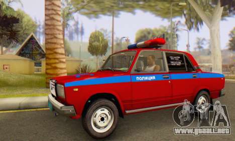 VAZ 2107 Policía para GTA San Andreas