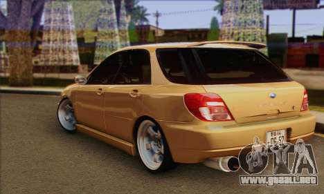 Subaru Impreza Wagon 2002 para GTA San Andreas