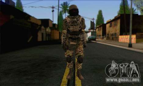 Task Force 141 (CoD: MW 2) Skin 9 para GTA San Andreas